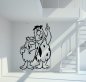 Preview: 46138 Familie Feuerstein-Fred und Barney Wandtattoo